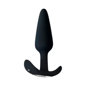 Adam & Eve's Rechargeable Vibrating Anal Plug - Black