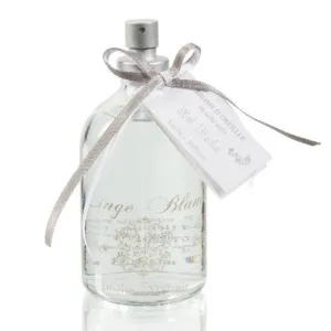 Amelie et Melanie Linge Blanc Pillow Mist