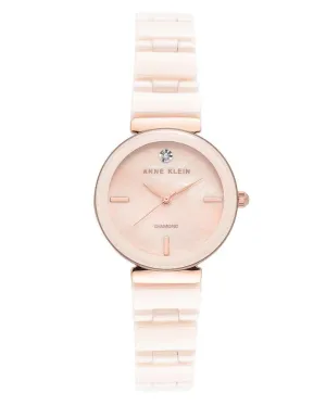 Anne Klein Light Pink Mother of Pearl Dial Ladies Watch AK/3392LPRG