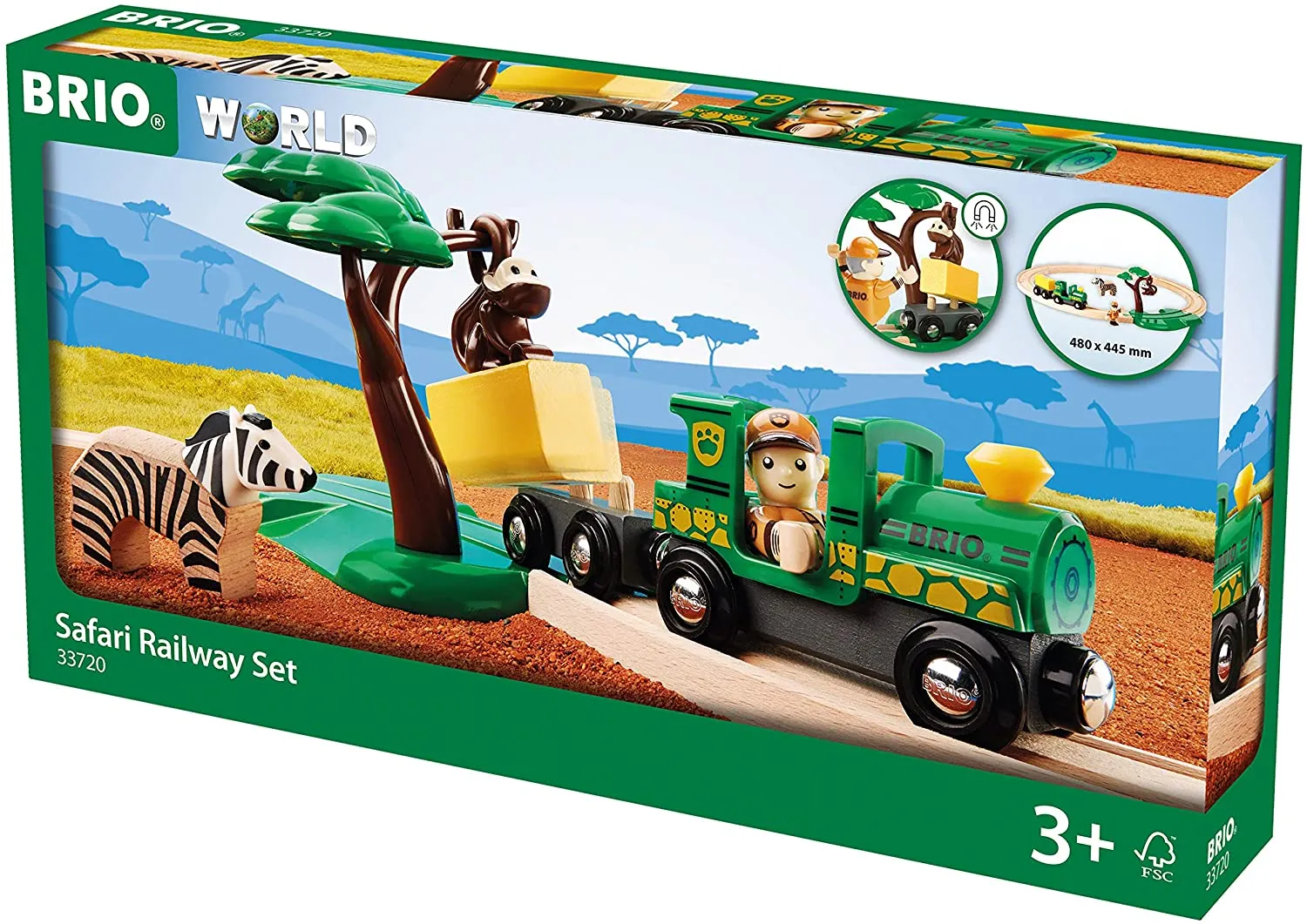 Brio - Safari Railway Set