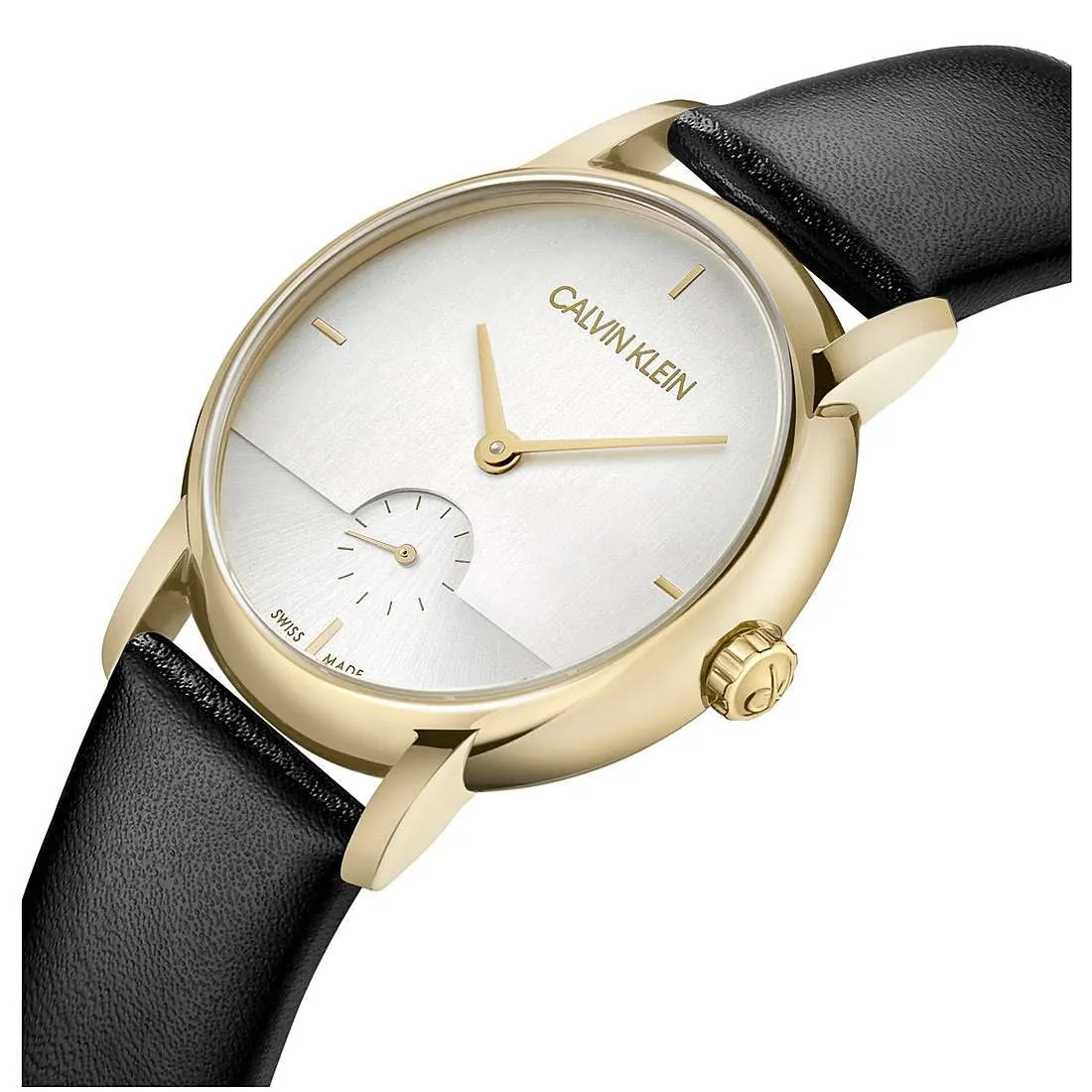 CALVIN KLEIN GOLD DIAL QUARTZ MEN'S WATCH | K9H2X5C6