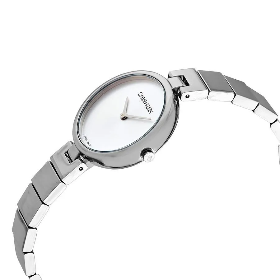 Calvin Klein K8G23146 Authentic Quartz Silver Dial Women's Watch