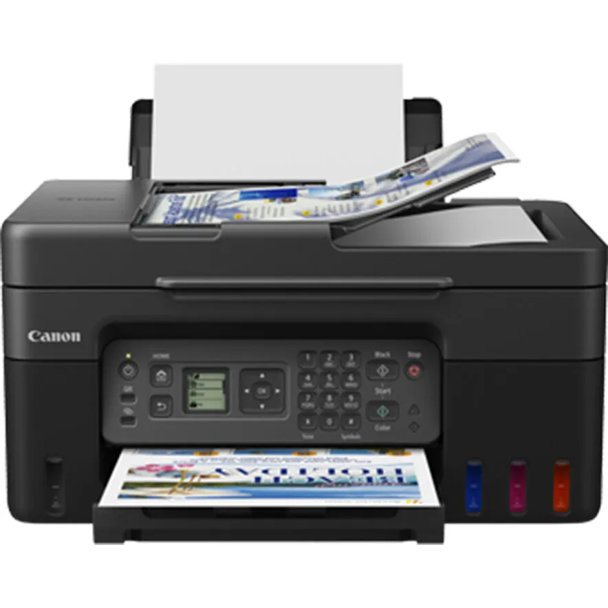 Canon Pixma G4770 All-in-One WIreless Inkjet Printer with Fax for Low-Cost Printing - Print Scan Copy Fax ADF