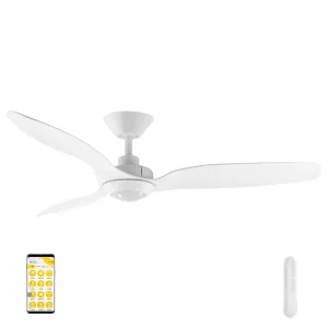 Casa 132cm DC Ikuü Smart Wi-Fi Ceiling Fan with LED Light and Remote