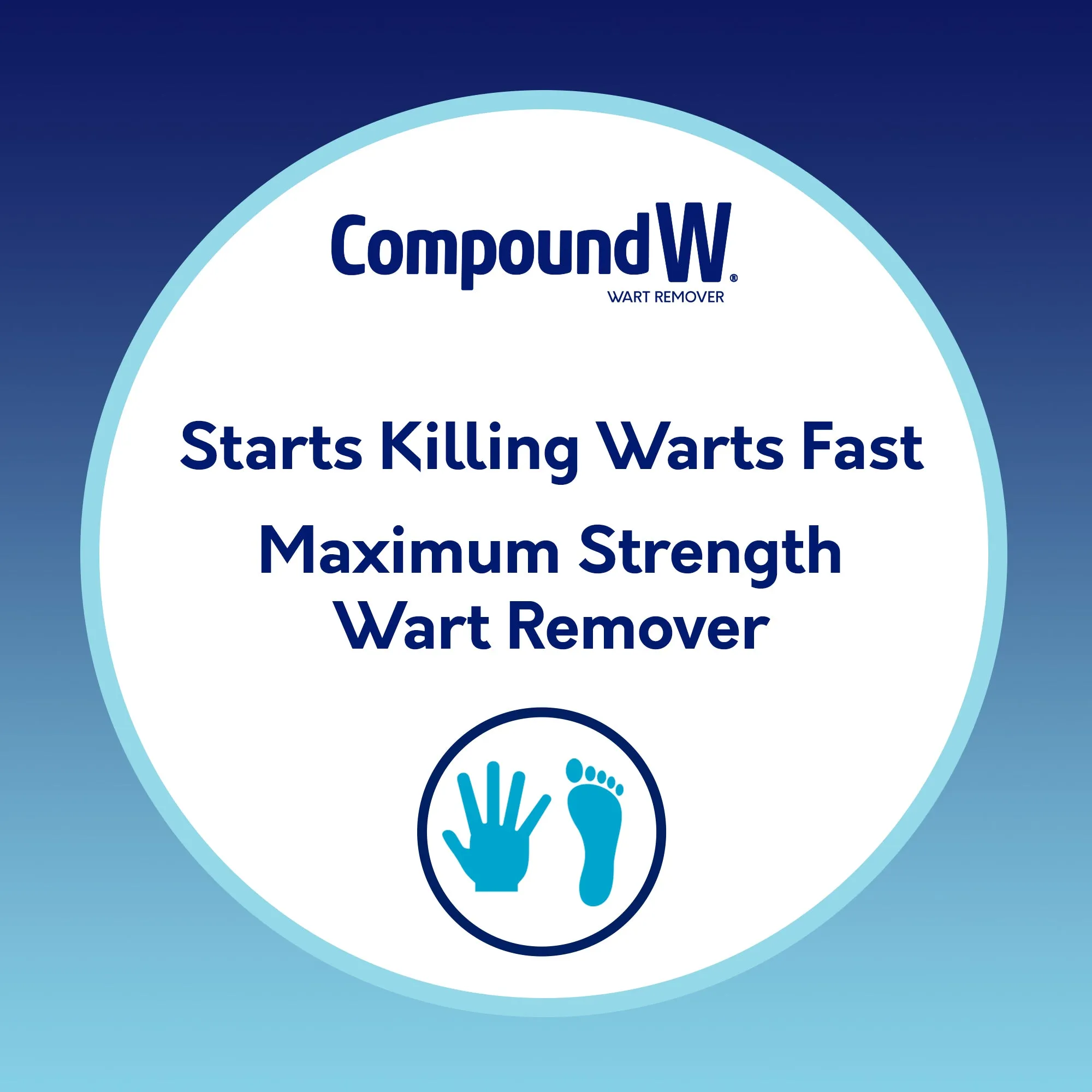 Compound W One Step Invisible Wart Remover Strips