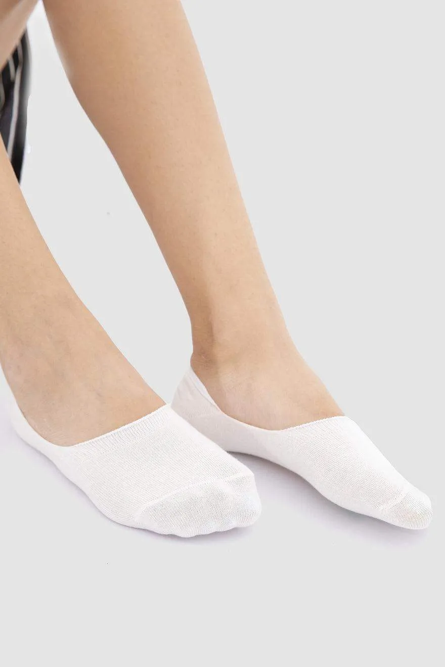 Cotton Invisible Socks - 3 Pairs