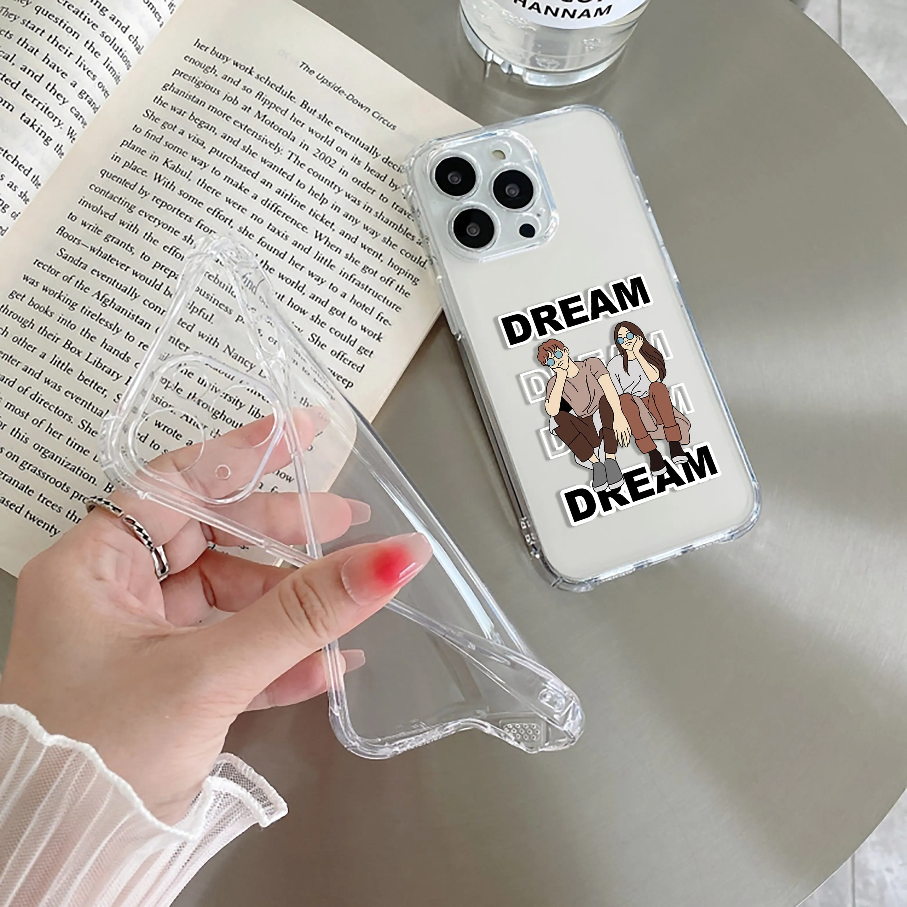 Couple Dream Transparent Silicon Case For Oppo