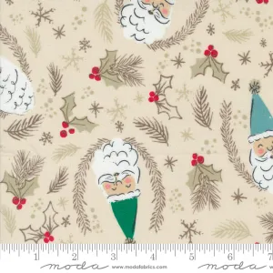 Cozy Wonderland - Jolly St Nick in Natural - 45590 11 - Half Yard