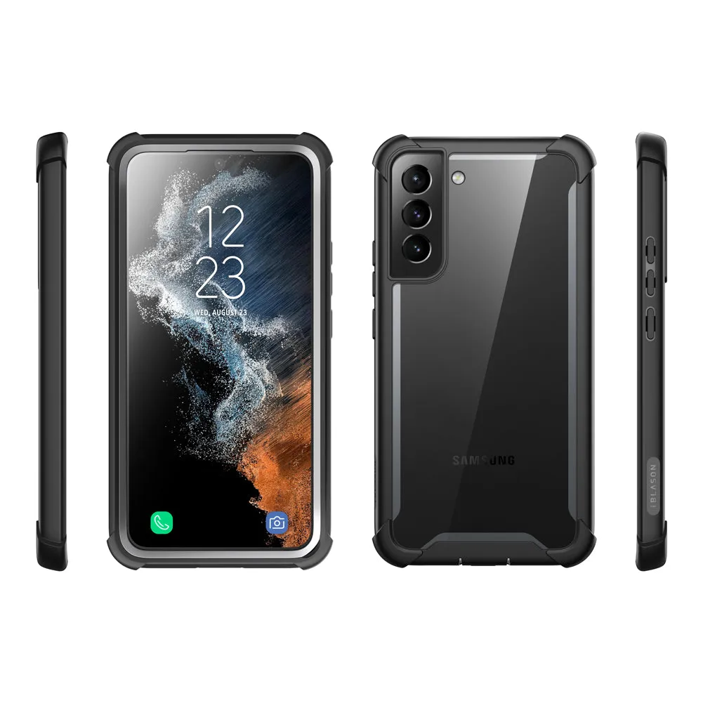 Galaxy S22 Ares Clear Rugged Case - Black