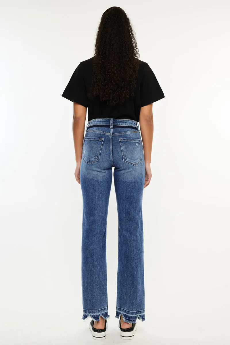 Georgia High Rise Slim Straight