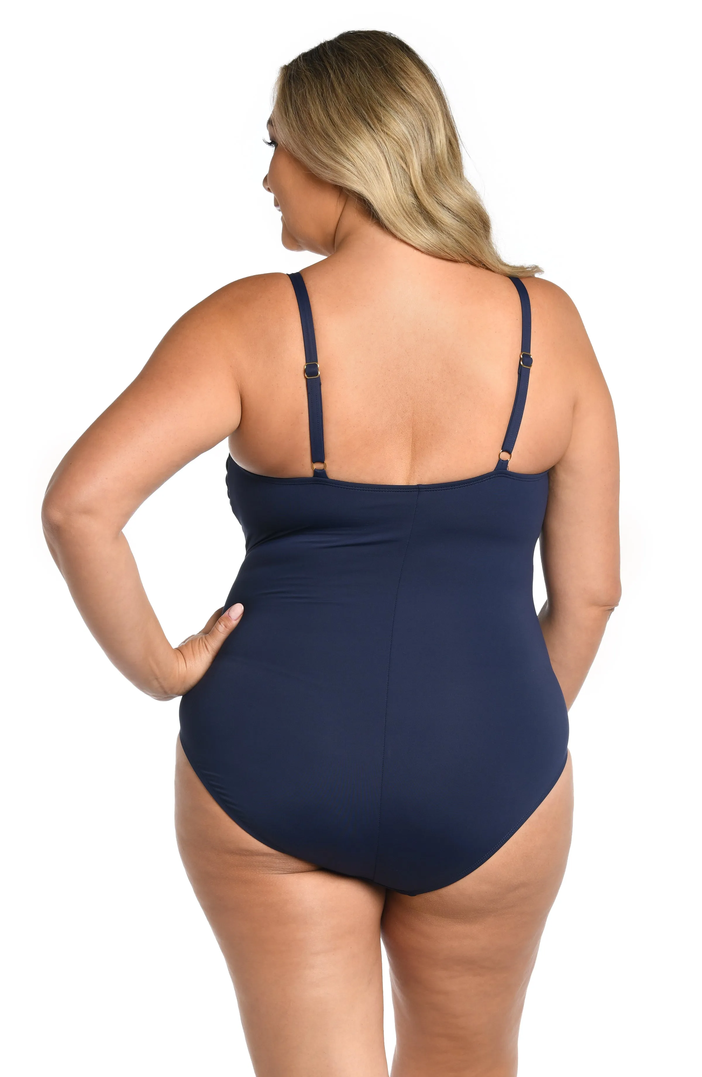 Island Goddess Lingerie One Piece - Indigo