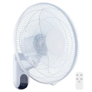 Ivan 40cm Wall Fan with Remote Control