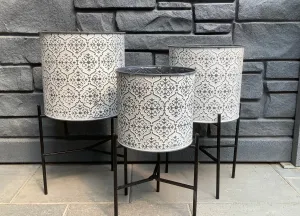 Lace Planters - Antique Color Collection - Set