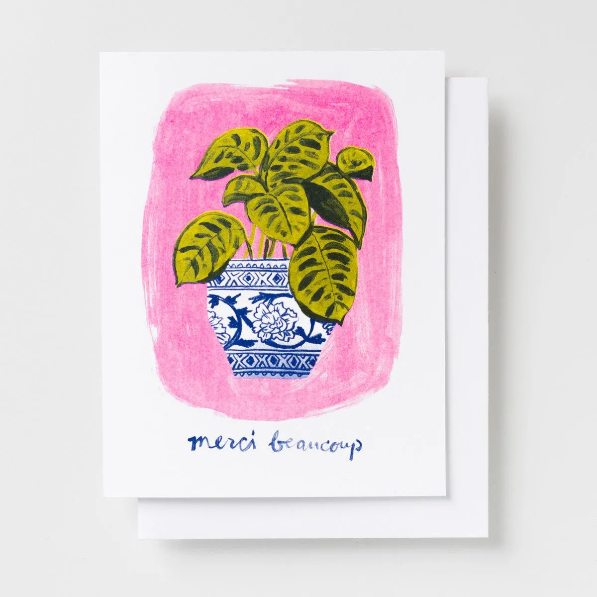 Merci Beaucoup Plant - Risograph Card Set