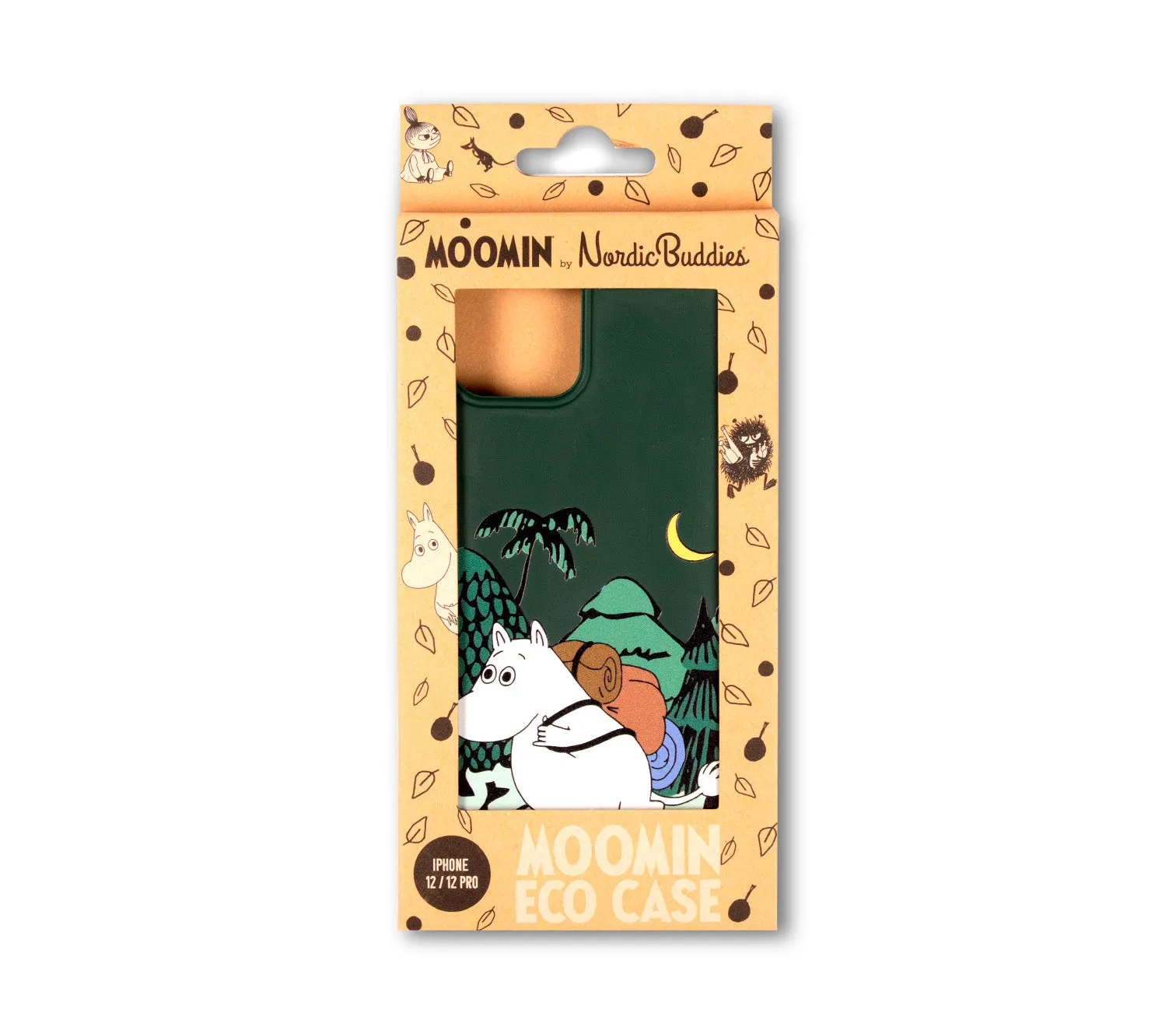 Moomintroll's Adventure iPhone Case Biodegradeable - Green