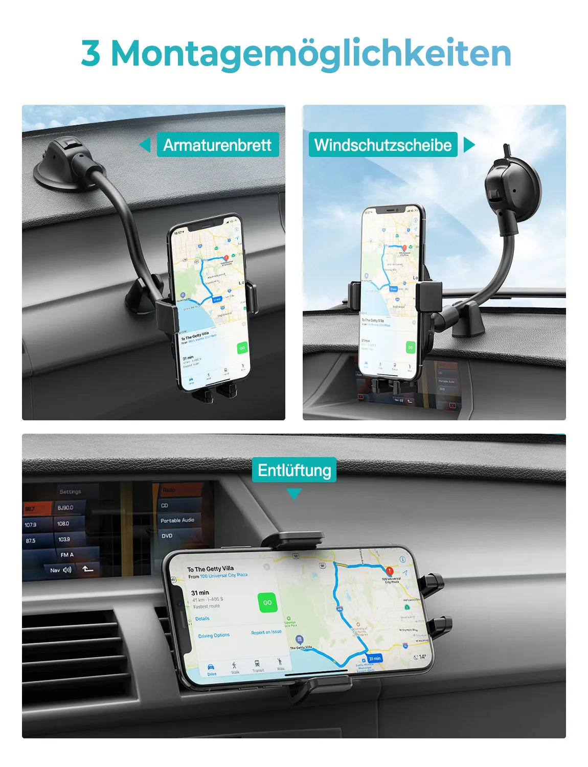 Mpow CA148CB Wireless Charge Mount