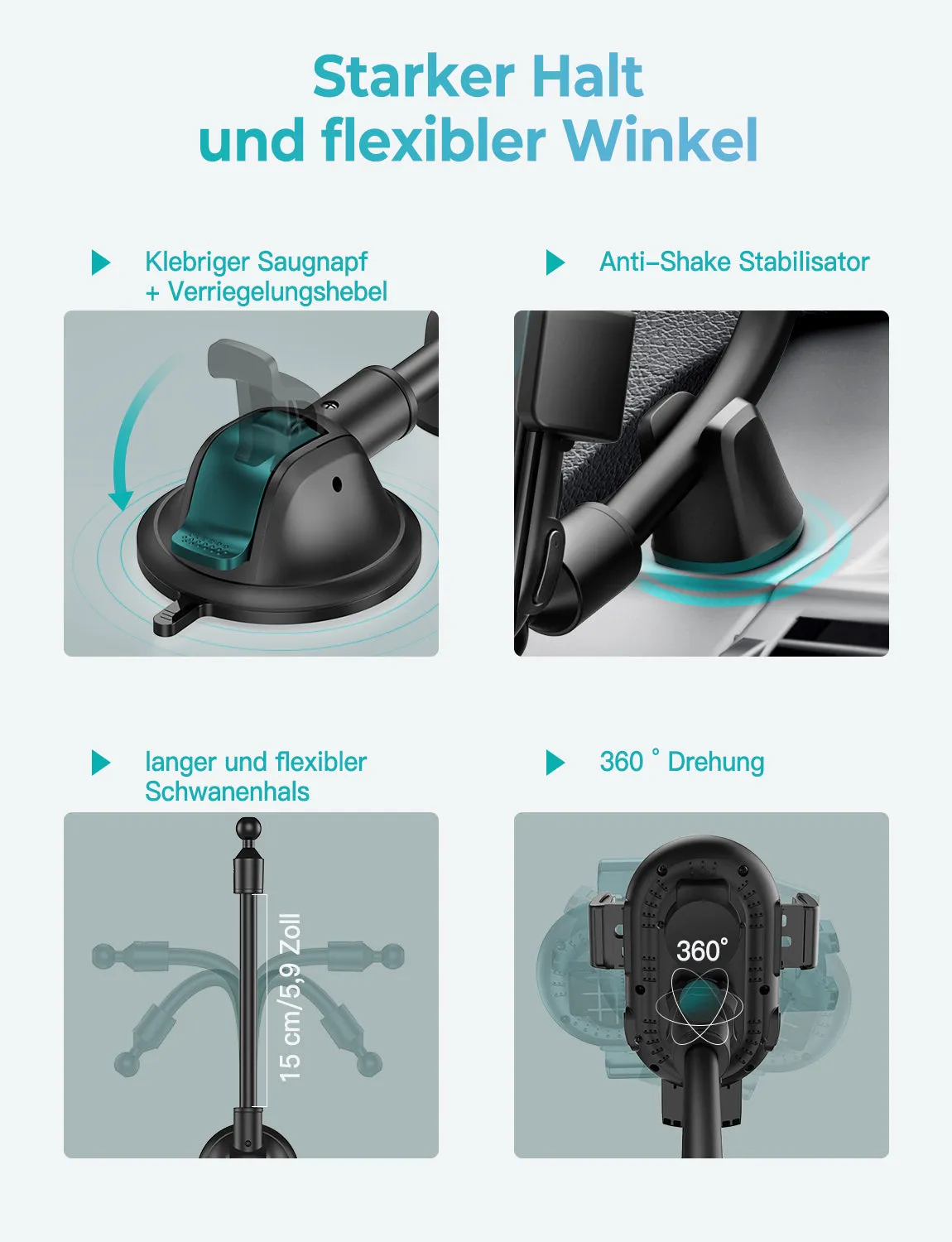 Mpow CA148CB Wireless Charge Mount