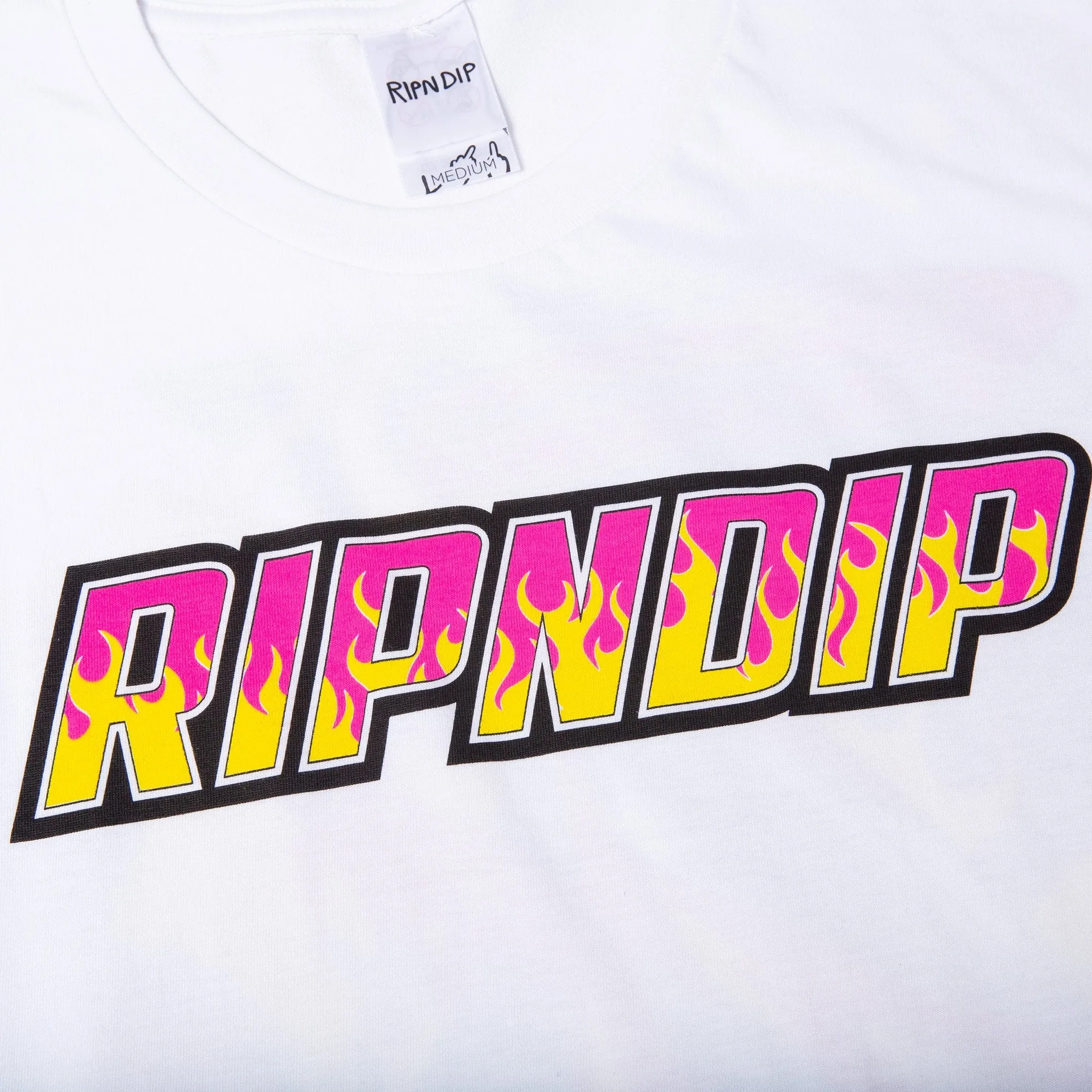 RIPNDIP Racing Tee (White)