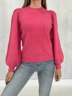 Secret Holder Sweater - Rasberry