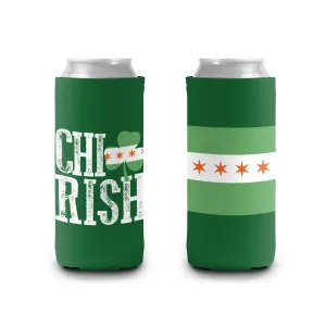 St. Patricks Day Can Coolers Chicago themed can coolers can be personalized to fit your brand!