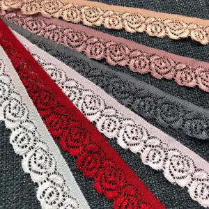 Stretch Lace #206 - 1 1/8" Dye to Match Lace