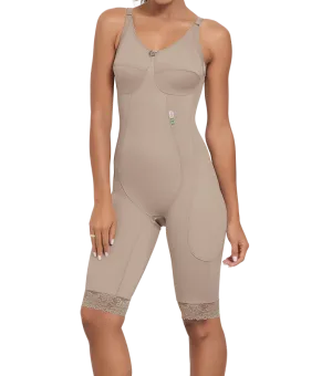 STYLE 4007: SCULPTING AND STRENGTHENING PILL-UP BODYSUIT SHAPER WITH THIGH-SLIMMER