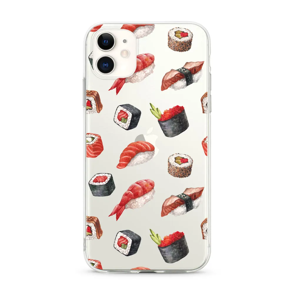 Sushi Transparent Clear iPhone Case