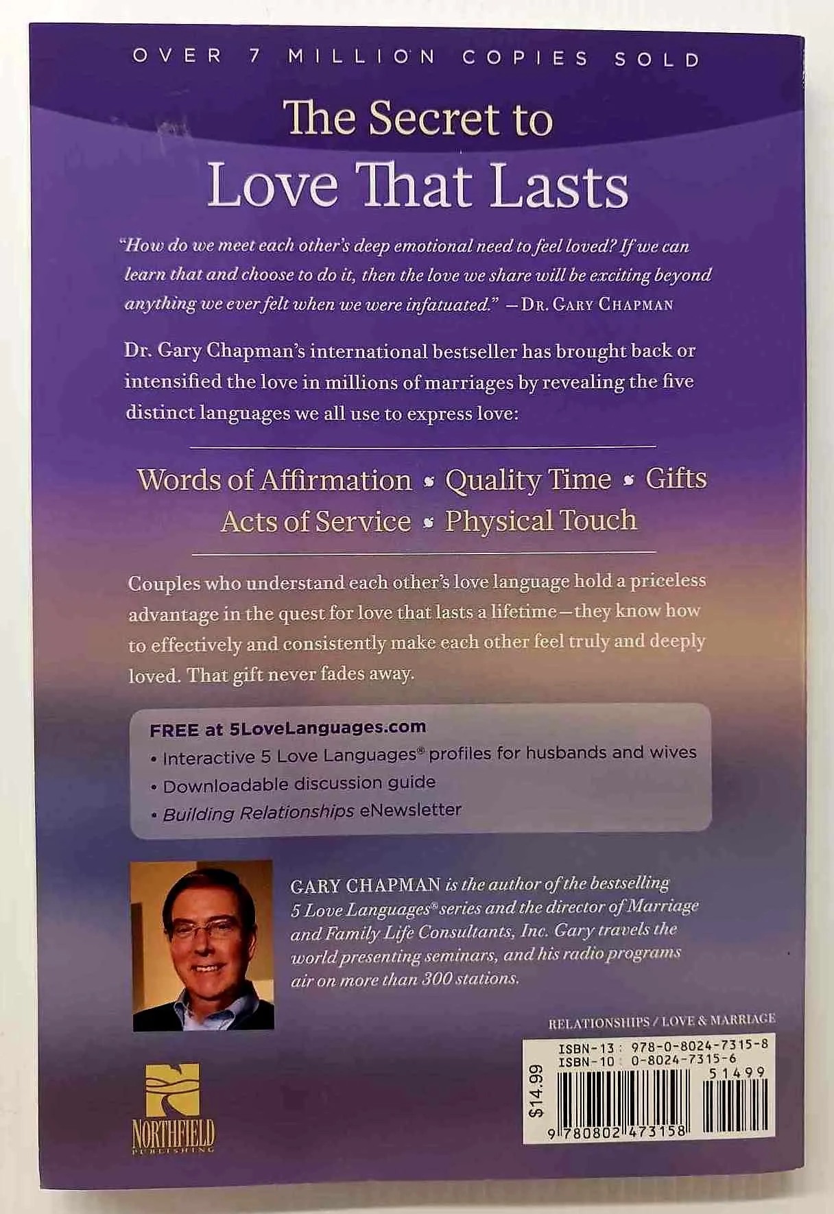 THE 5 LOVE LANGUAGES - Gary Chapman