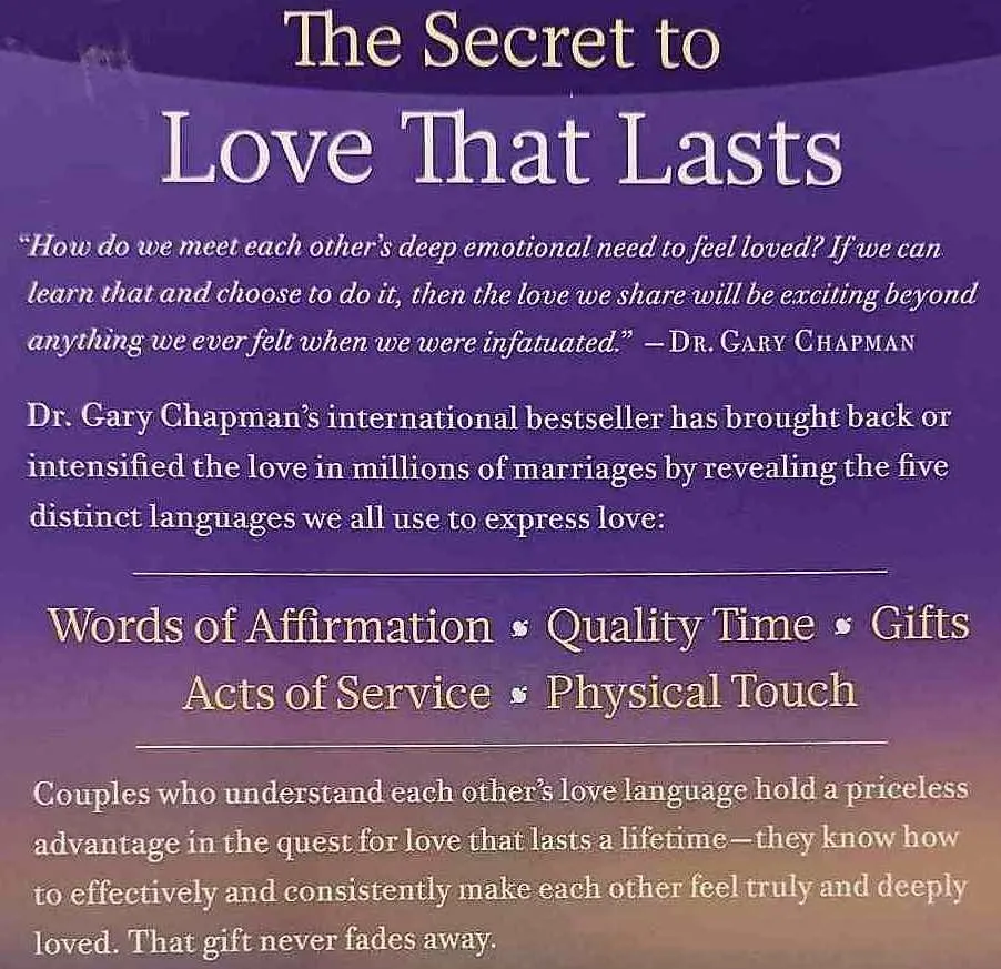 THE 5 LOVE LANGUAGES - Gary Chapman