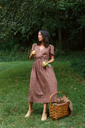 The Dawn Dress Petites | Evergreen Apple Harvest