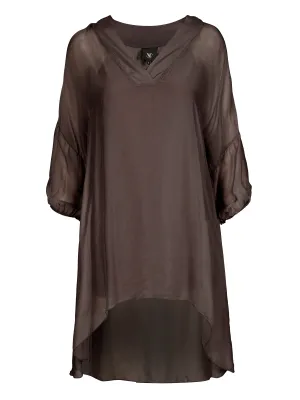 VANINA tunic - Dark Brown